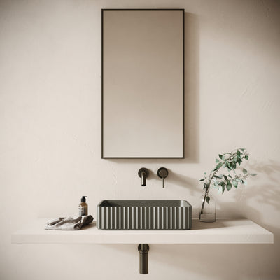 Costolato Oyster Concrete Countertop Basin 500mm