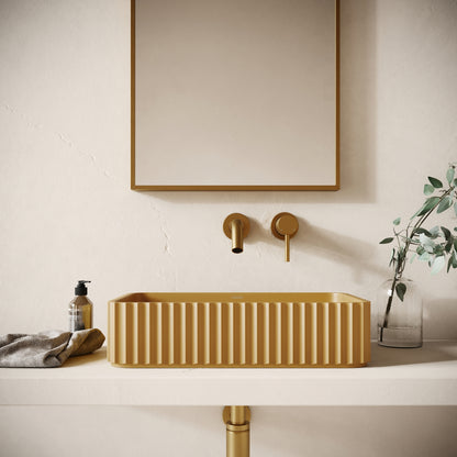 Costolato Saffron Concrete Countertop Basin 500mm