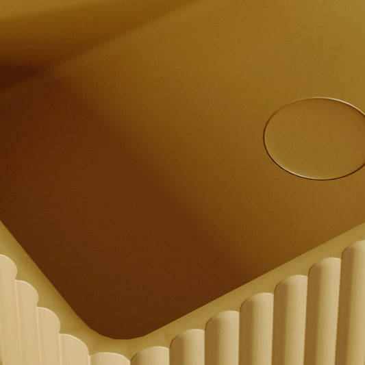 Costolato Saffron Concrete Countertop Basin 500mm