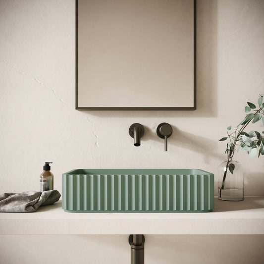Costolato Seafoam Concrete Countertop Basin 500mm