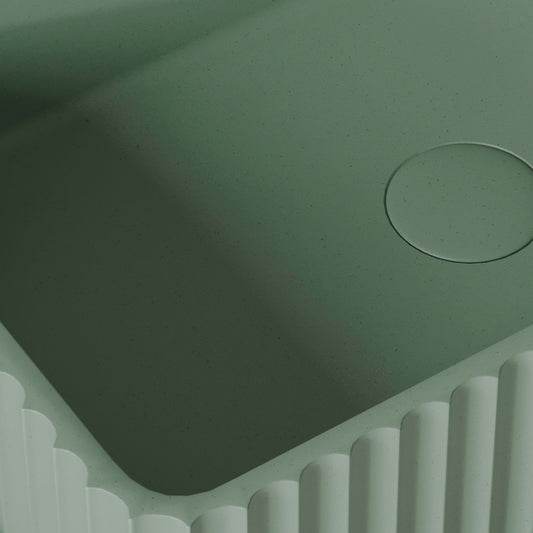 Costolato Seafoam Concrete Countertop Basin 500mm