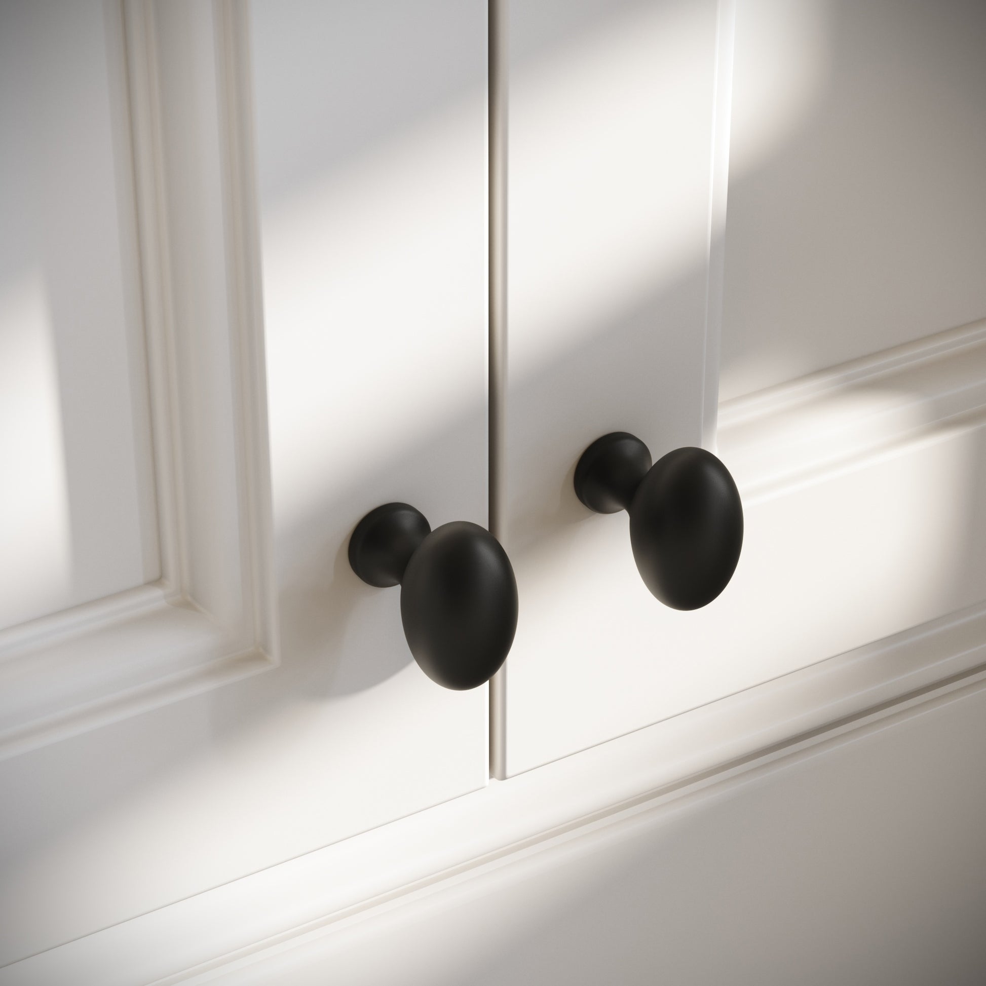 Cotswold Matte Black Cabinet Knob