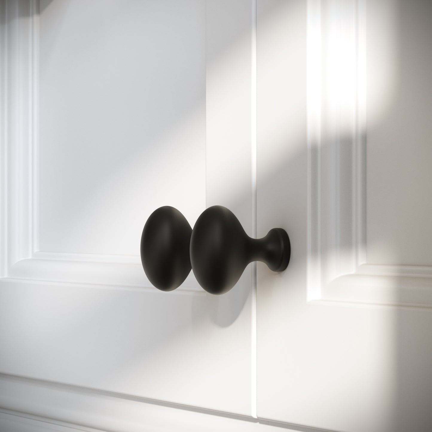 Cotswold Matte Black Cabinet Knob