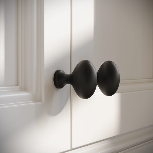 Cotswold Matte Black Cabinet Knob