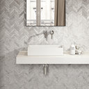 Cube Countertop Stone Basin 500mm