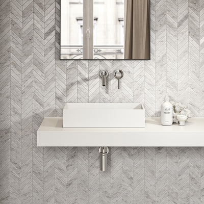 Cube Countertop Stone Basin 500mm