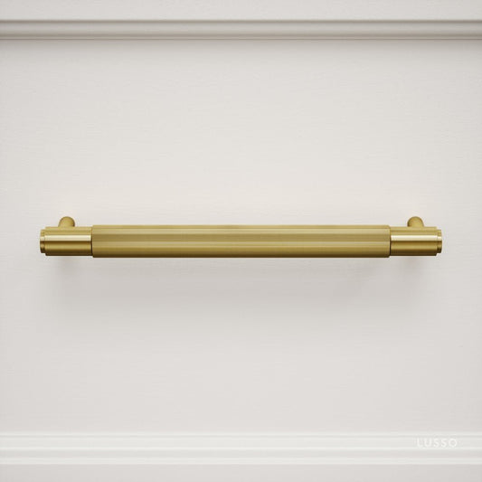Dali Fluted Brushed Gold Pull Bar 250mm