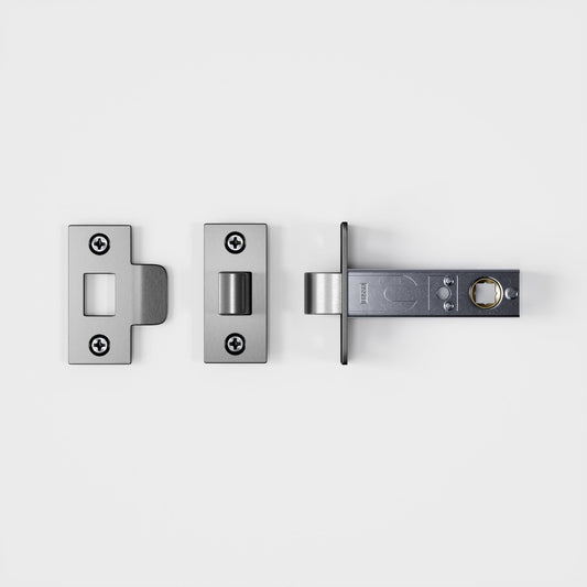 Dali Fluted Stainless Door Handle and Hinge Bundle