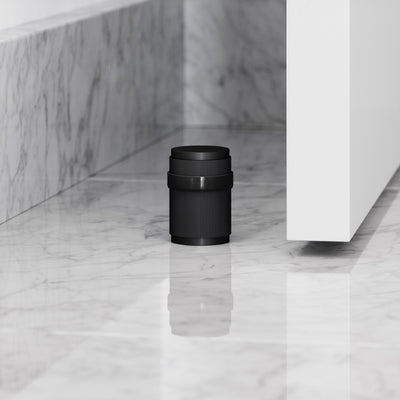 Dali Fluted Matte Black Door Stop