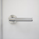 Dali Fluted Stainless Door Handle and Hinge Bundle