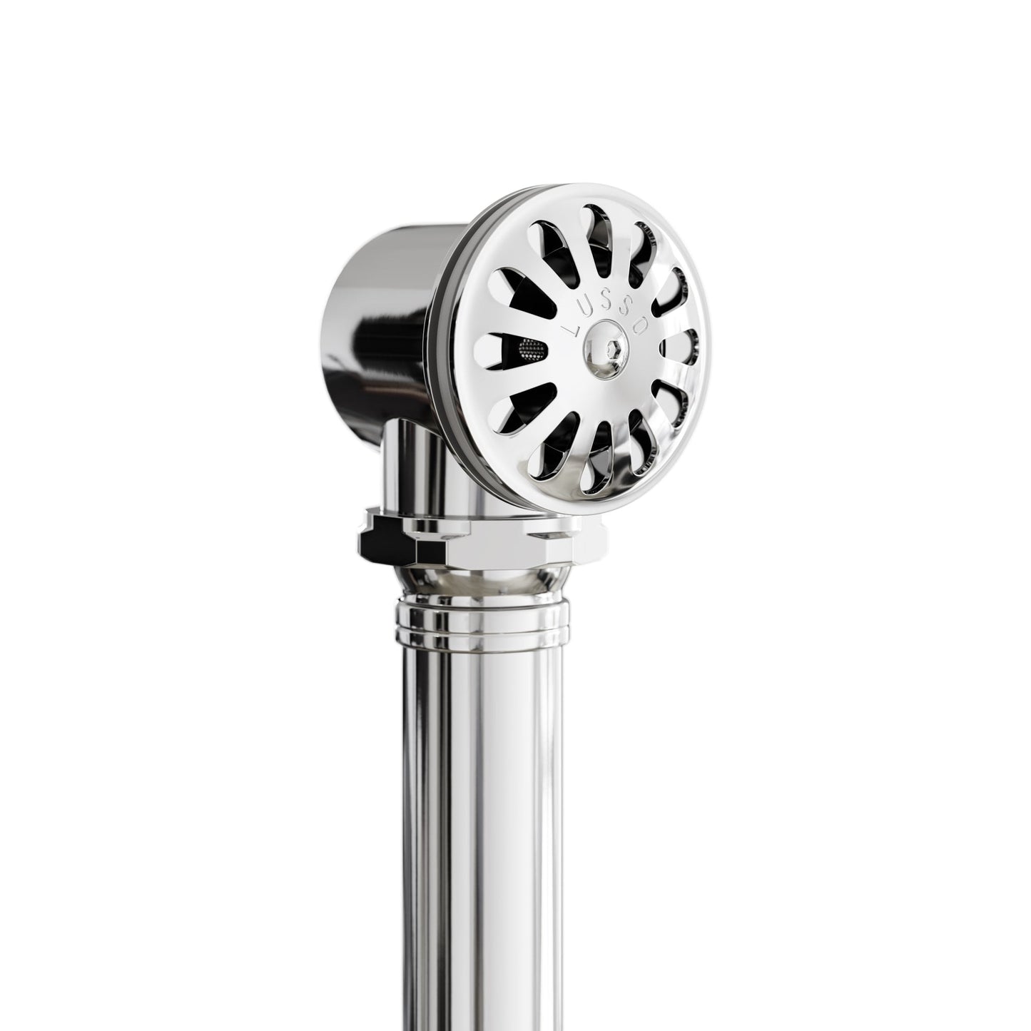 Deco Chrome Low Profile Exposed Bath Overflow Waste Kit