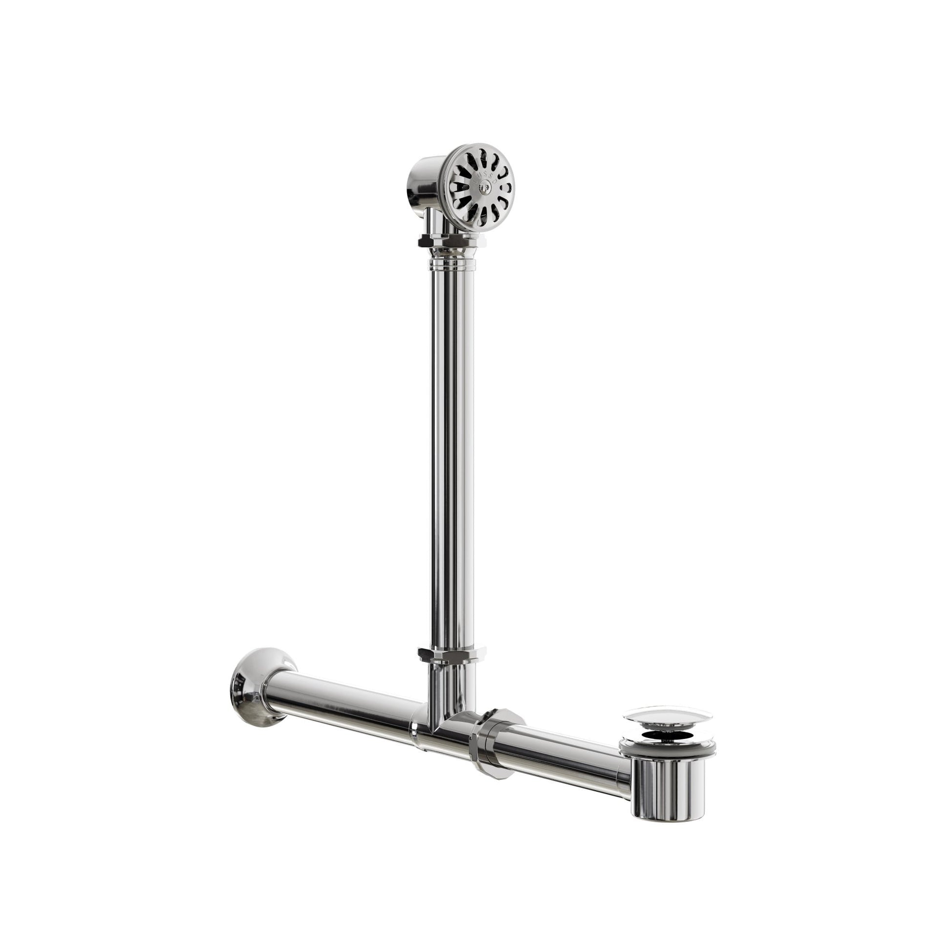 Deco Chrome Universal Exposed Bath Overflow Waste Kit
