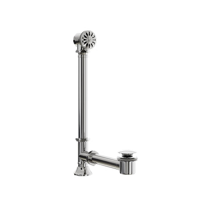Deco Chrome Universal Exposed Bath Overflow Waste Kit