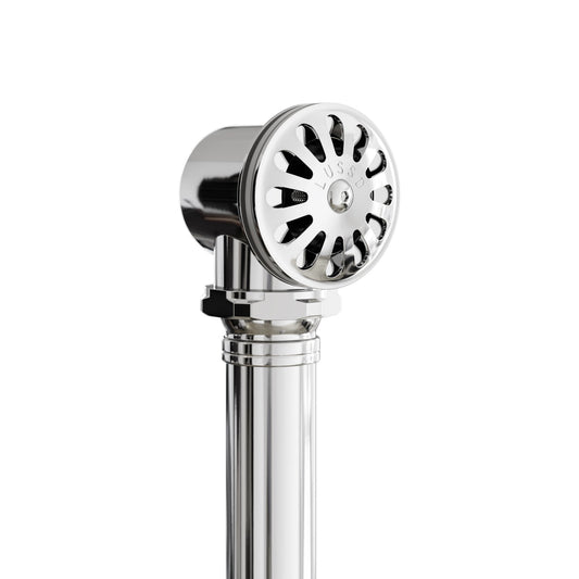 Deco Chrome Universal Exposed Bath Overflow Waste Kit