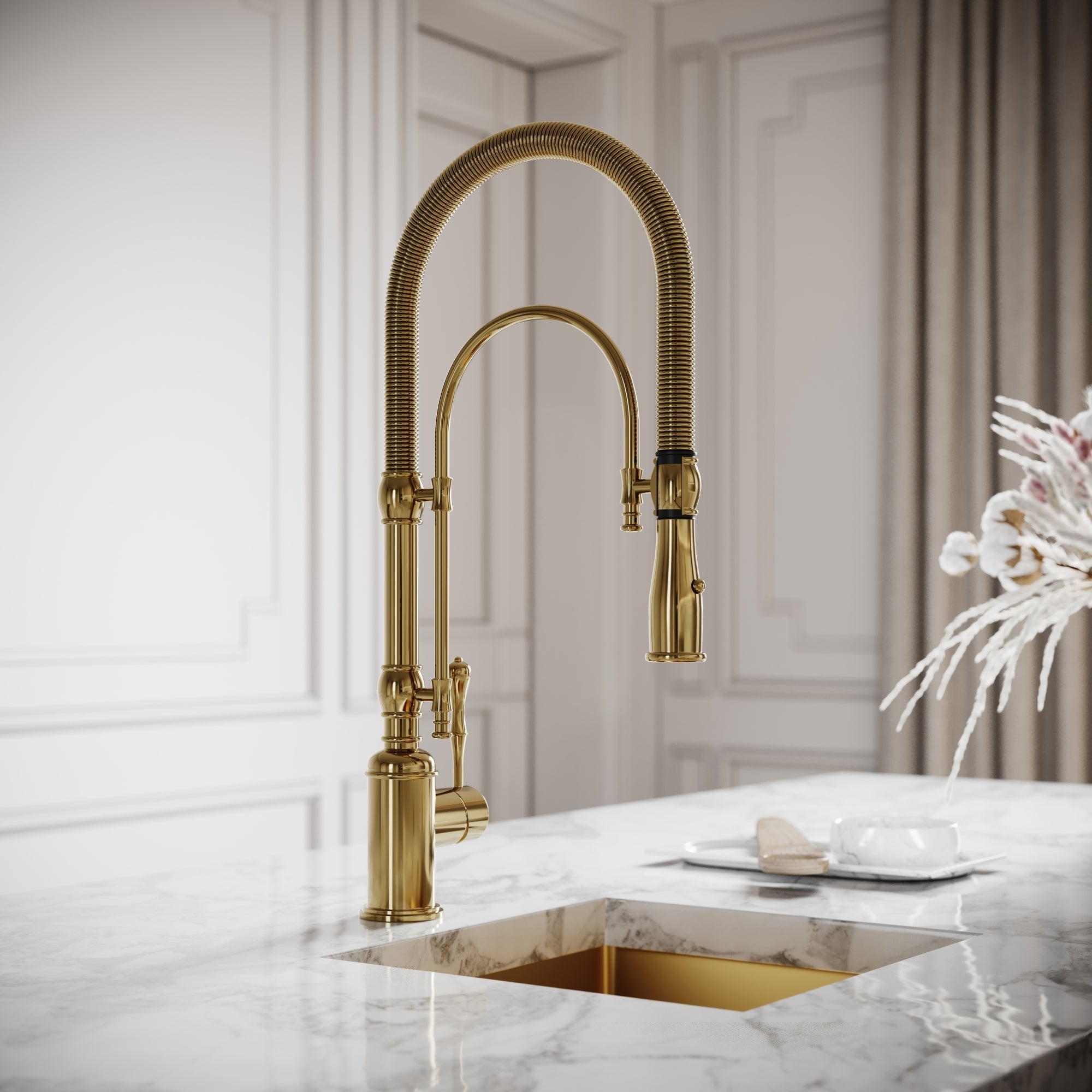 Brass Kitchen Taps - Antique & Polished Brass Taps | LUSSO