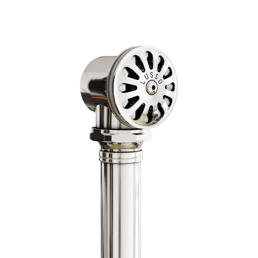 Deco Polished Nickel Universal Exposed Bath Overflow Waste Kit