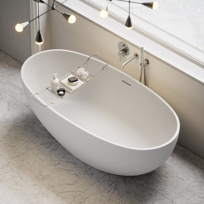 Decor Polished Nickel Bath Caddy Rack (830-930mm)