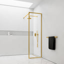 Designo Brushed Gold Shower Screen (All sizes)