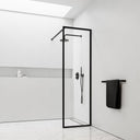 Designo Matte Black Shower Screen (All sizes)