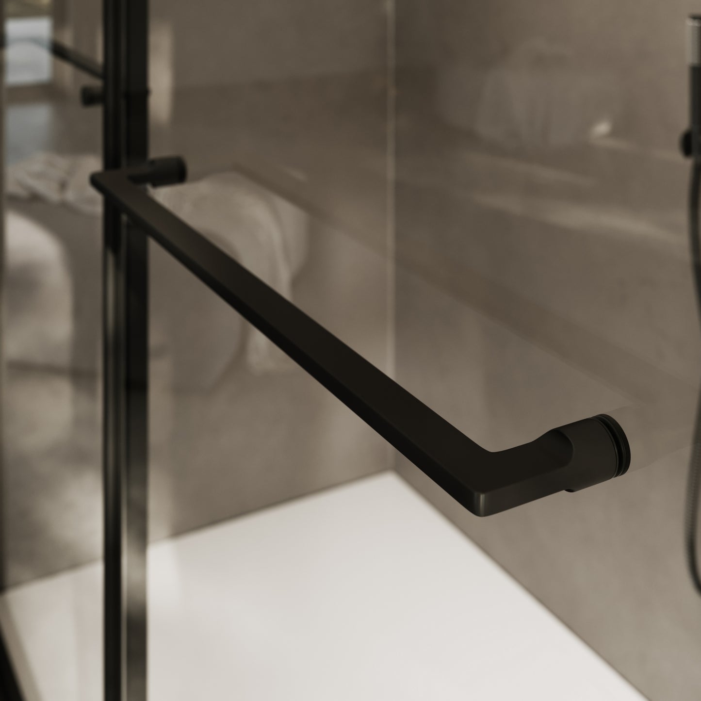 Dolce Matte Black Sliding Door with Soft Close (All Sizes)