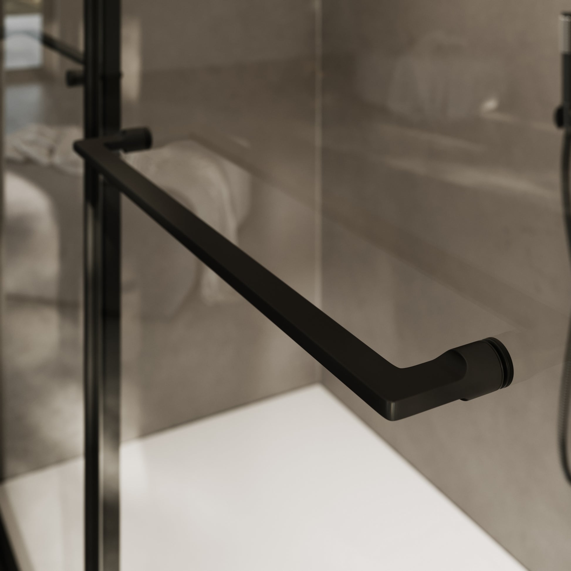 Dolce Matte Black Sliding Door with Soft Close (All Sizes)