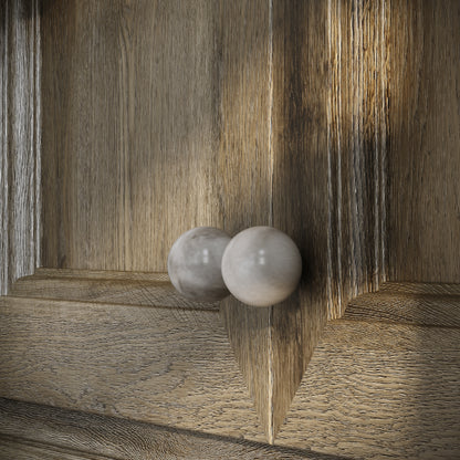 Dome Carrara Cabinet Knob 30mm