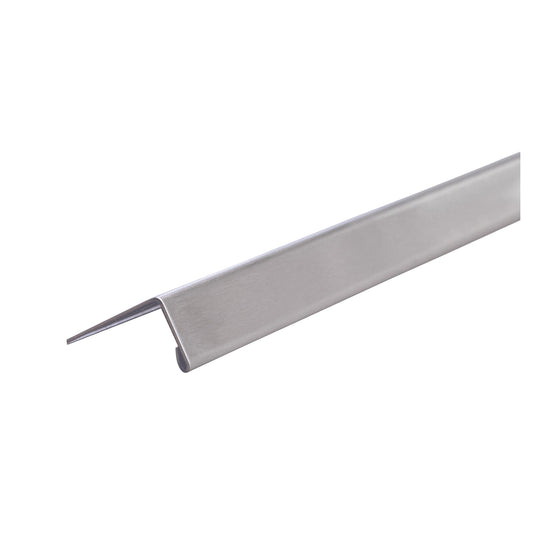 Dura Brushed Stainless Straight Edge Tile Trim (12mm x 2500mm)