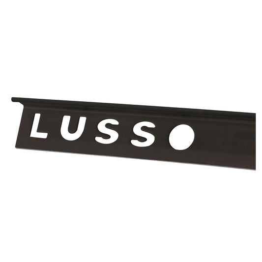 Dura Matte Black Straight Edge Tile Trim (12mm x 2500mm)