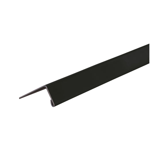 Dura Matte Black Straight Edge Tile Trim (12mm x 2500mm)