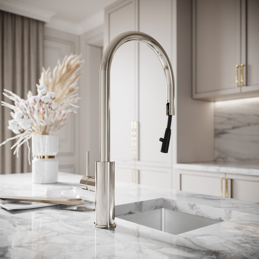 Elegance Pull Out Kitchen Mixer Tap Chrome