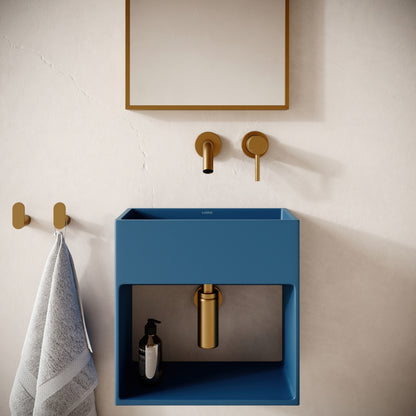 Esposa Azure Concrete Wall Hung Basin 400mm
