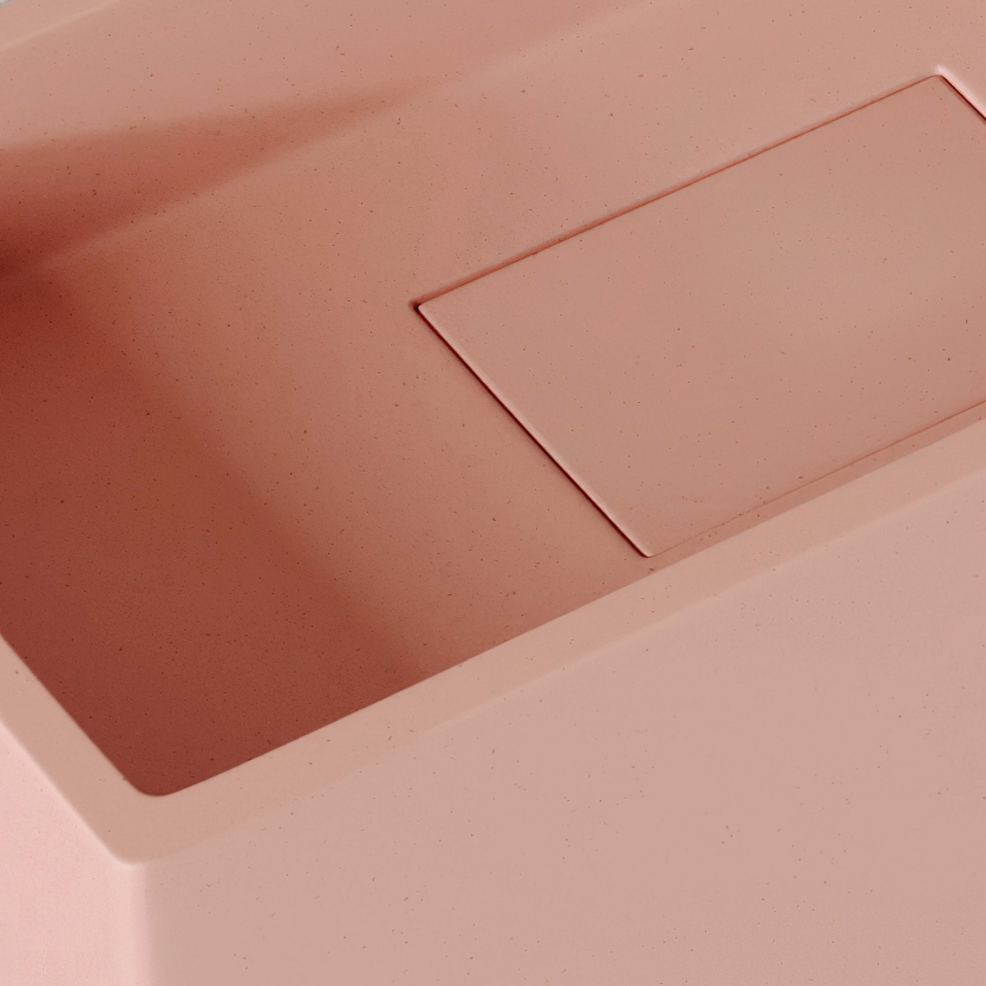 Esposa Blush Concrete Wall Hung Basin 400mm