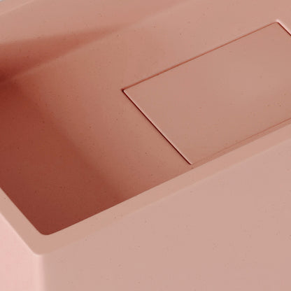 Esposa Blush Concrete Wall Hung Basin 400mm