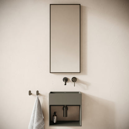 Esposa Oyster Concrete Wall Hung Basin 400mm