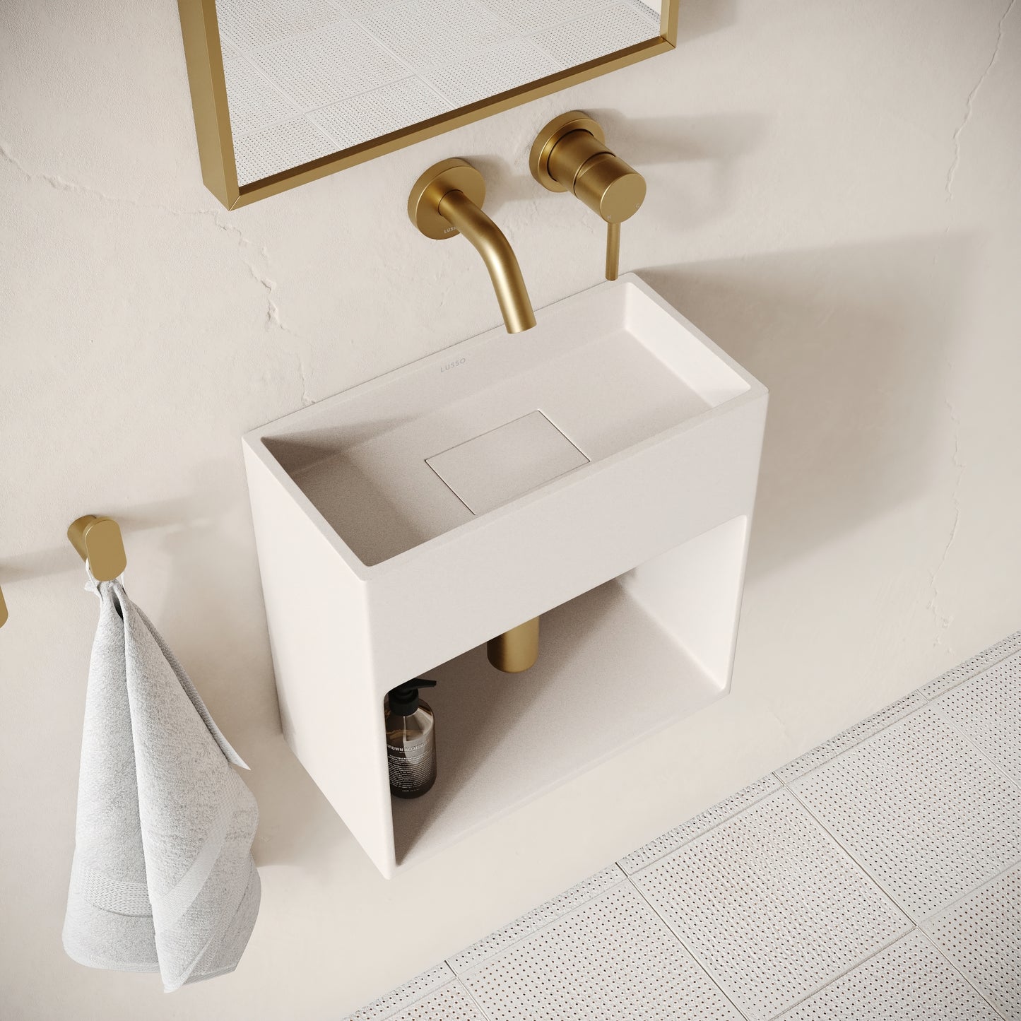 Esposa Shore Concrete Wall Hung Basin 400mm