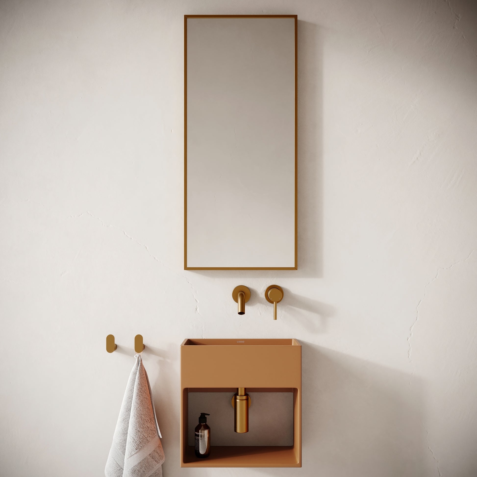 Esposa Sienna Concrete Wall Hung Basin 400mm