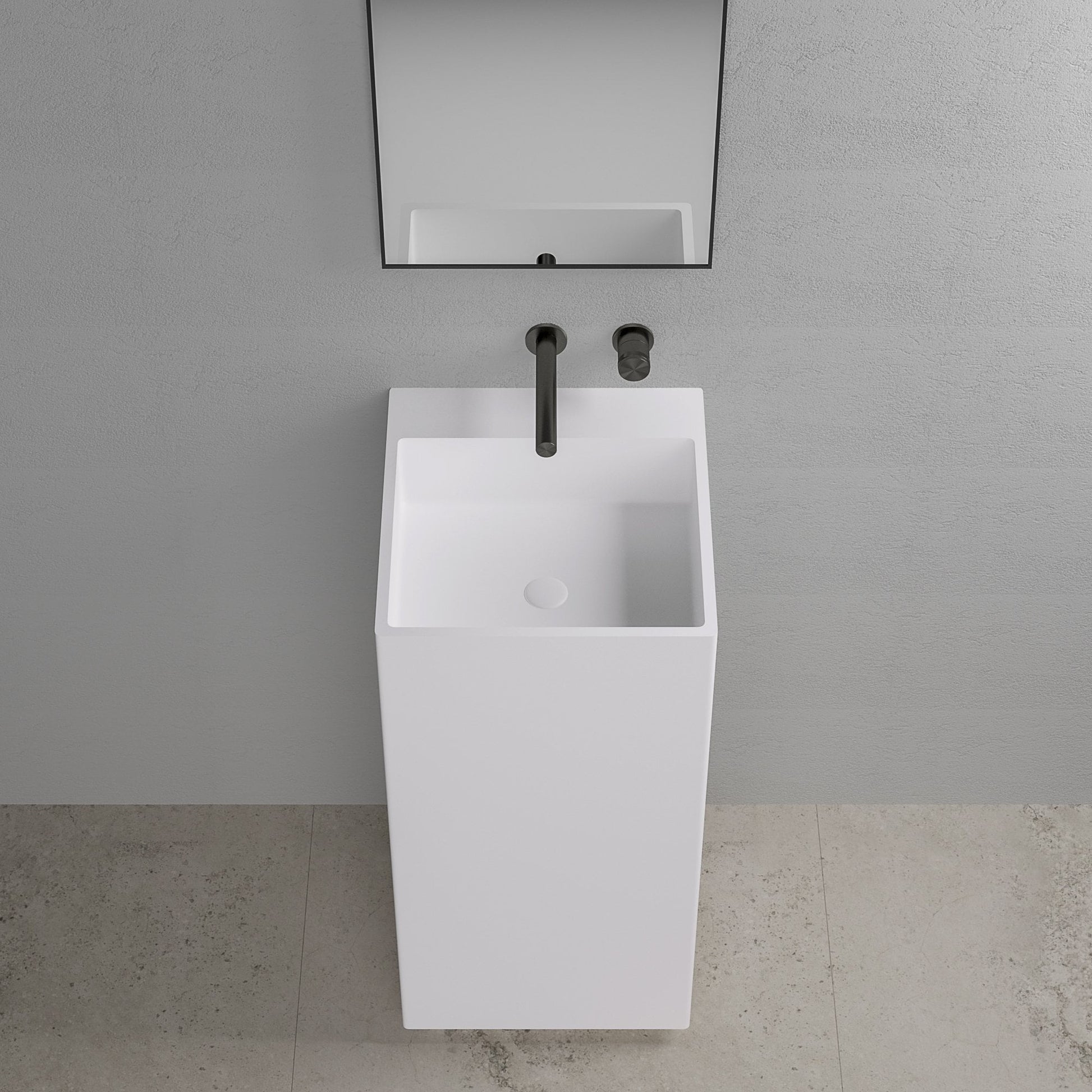 Ethos Freestanding Stone Basin 420mm