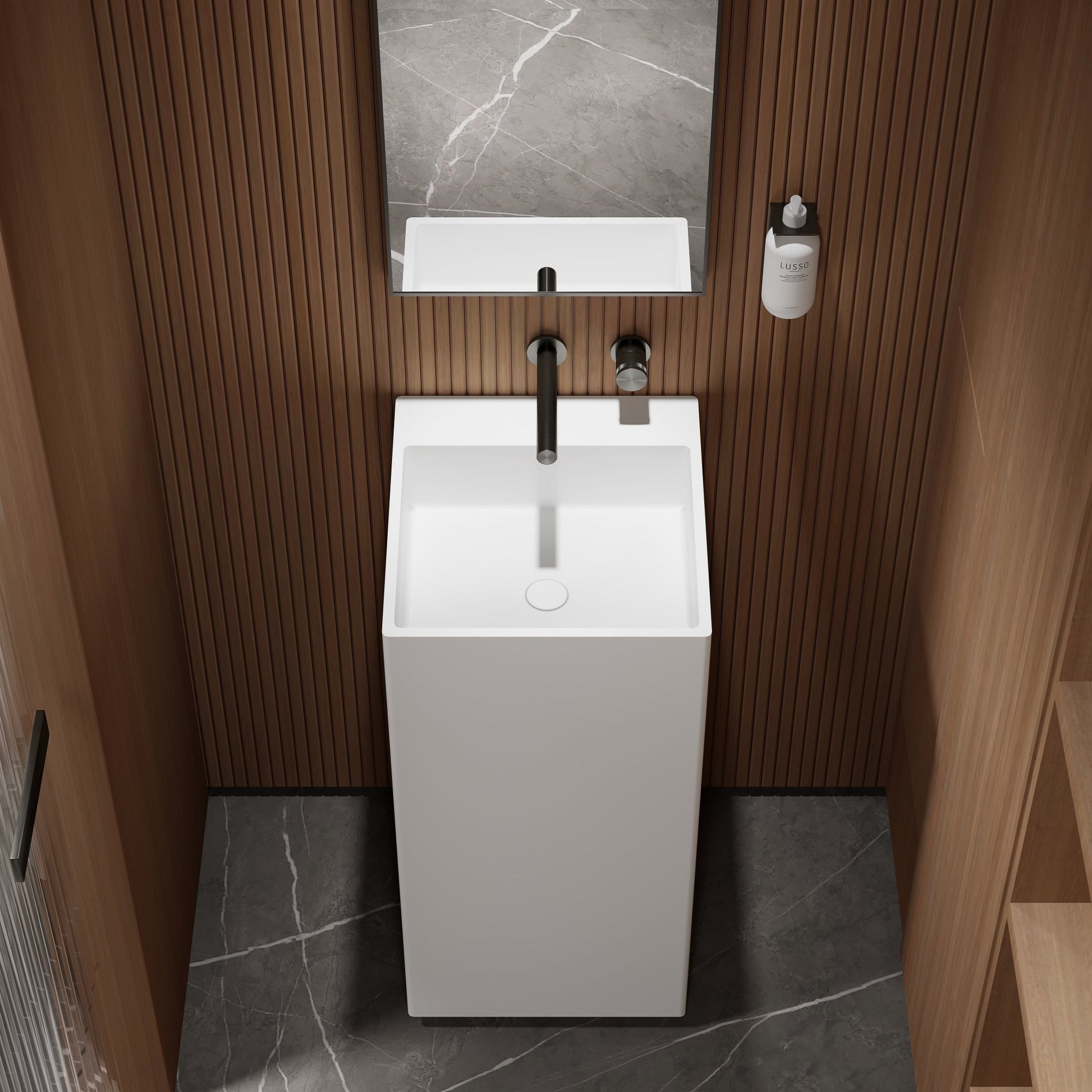 Ethos Freestanding Stone Basin 420mm