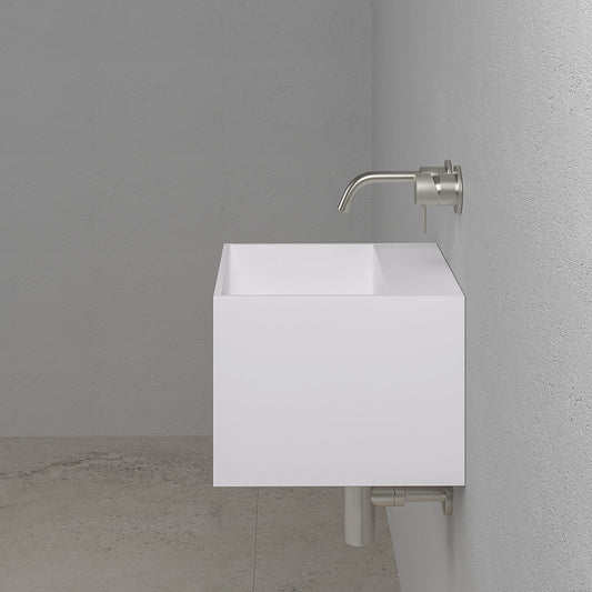 Ethos Mini Wall Hung Stone Basin 330mm