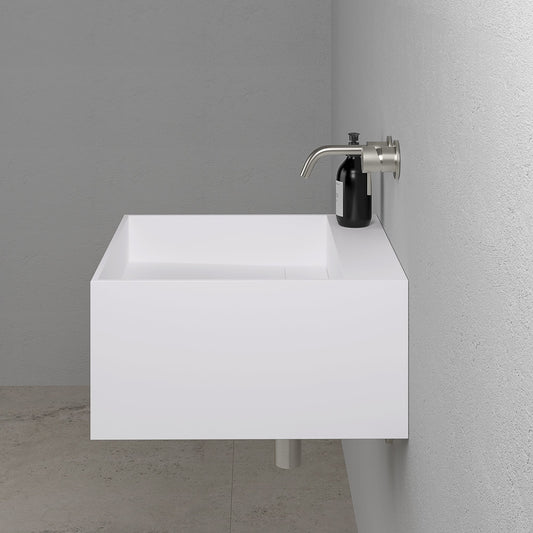 Ethos Wall Hung Stone Basin 500mm