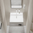 Ethos Wall Hung Stone Basin 500mm