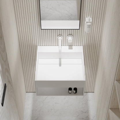 Ethos Wall Hung Stone Basin 500mm