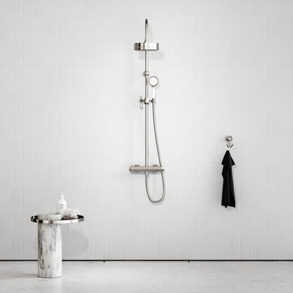 Eton Polished Nickel 2-way Thermostatic Shower System