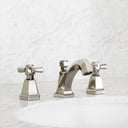 Eton Polished Nickel Deck Mounted 3-Hole Basin Mixer Tap