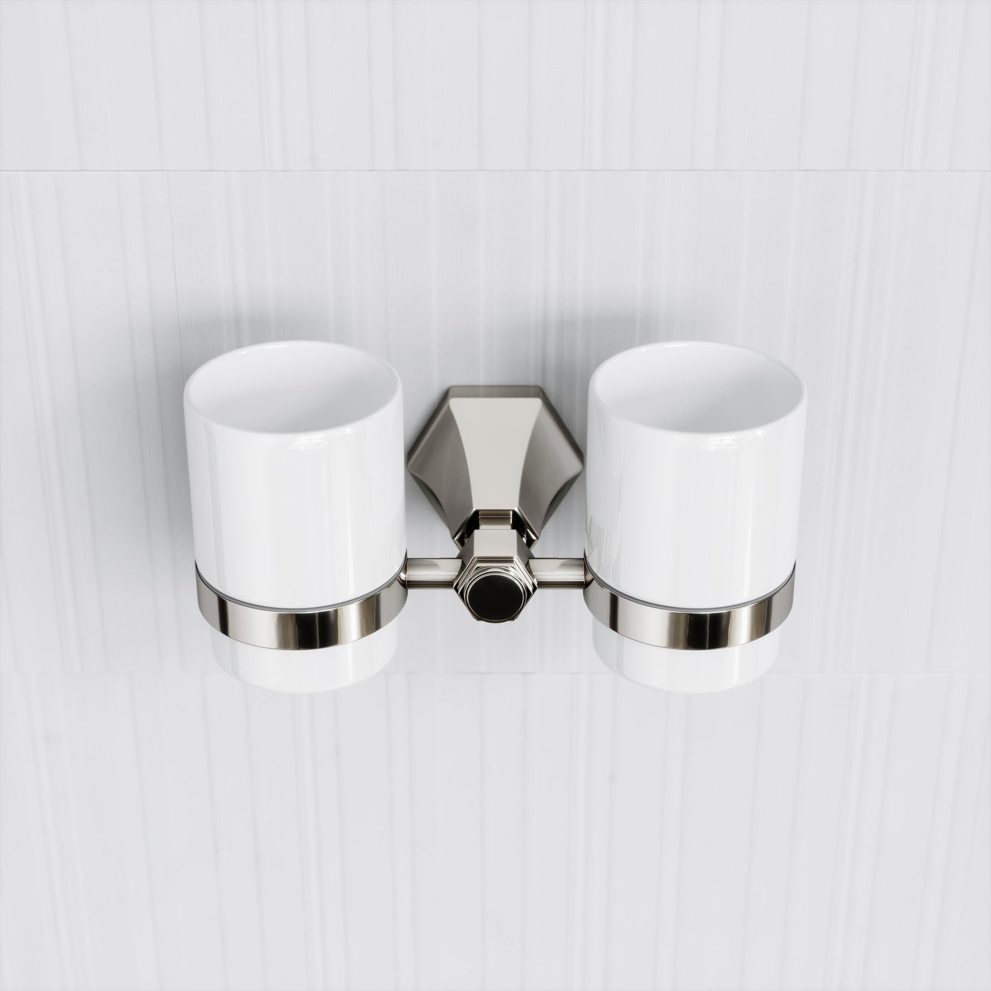 Eton Polished Nickel Double Tumbler