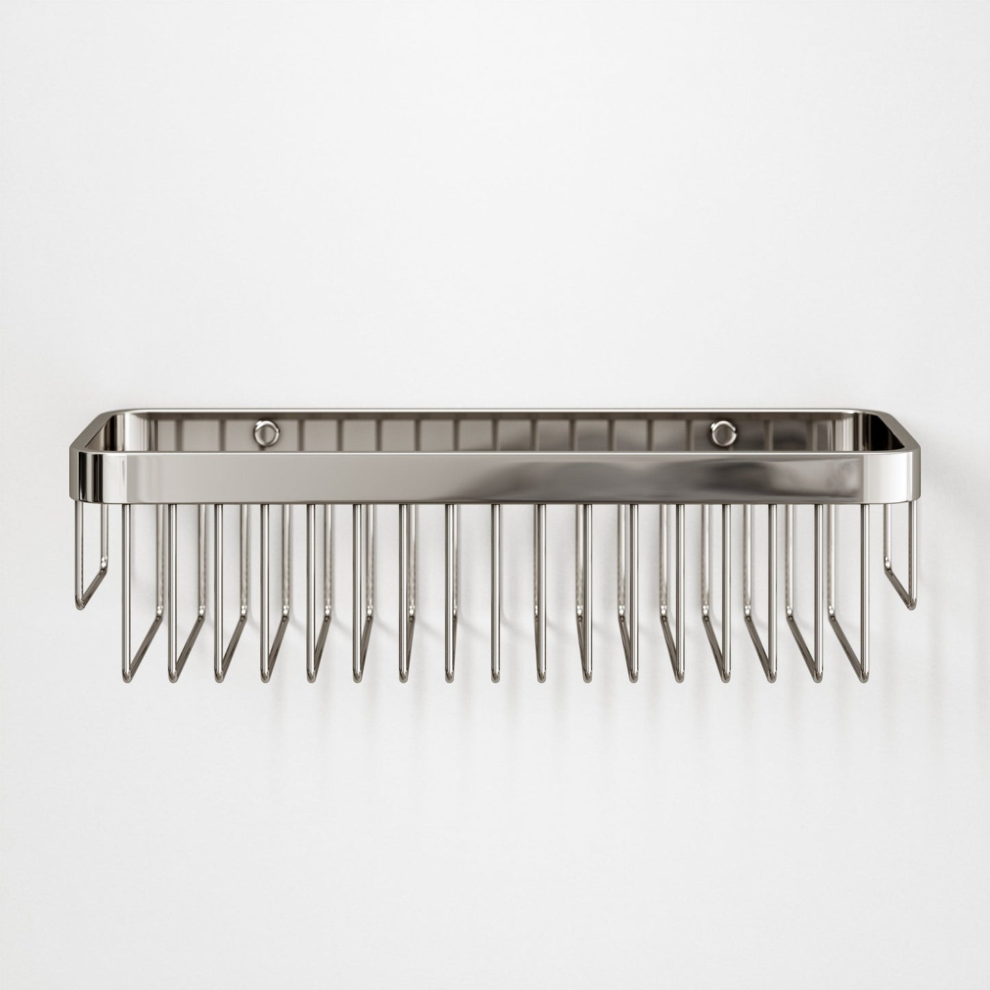 Eton Polished Nickel Large Shower Storage Basket