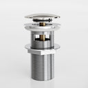 Eton Polished Nickel Slotted Click Clack Basin Waste