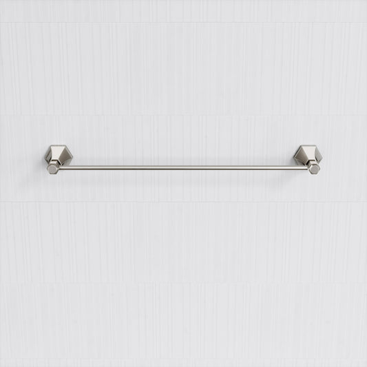 Eton Polished Nickel Towel Bar Rail 600mm