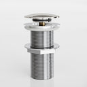 Eton Polished Nickel Unslotted Click Clack Basin Waste