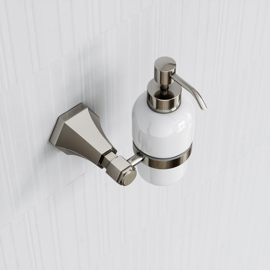 Eton Polished Nickel Wall Mounted Soap Dispenser